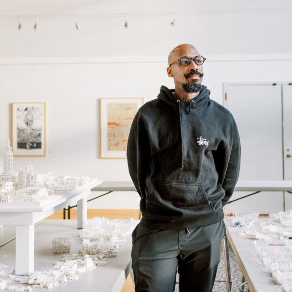 1889melaniezacek visiting artist building LEGO