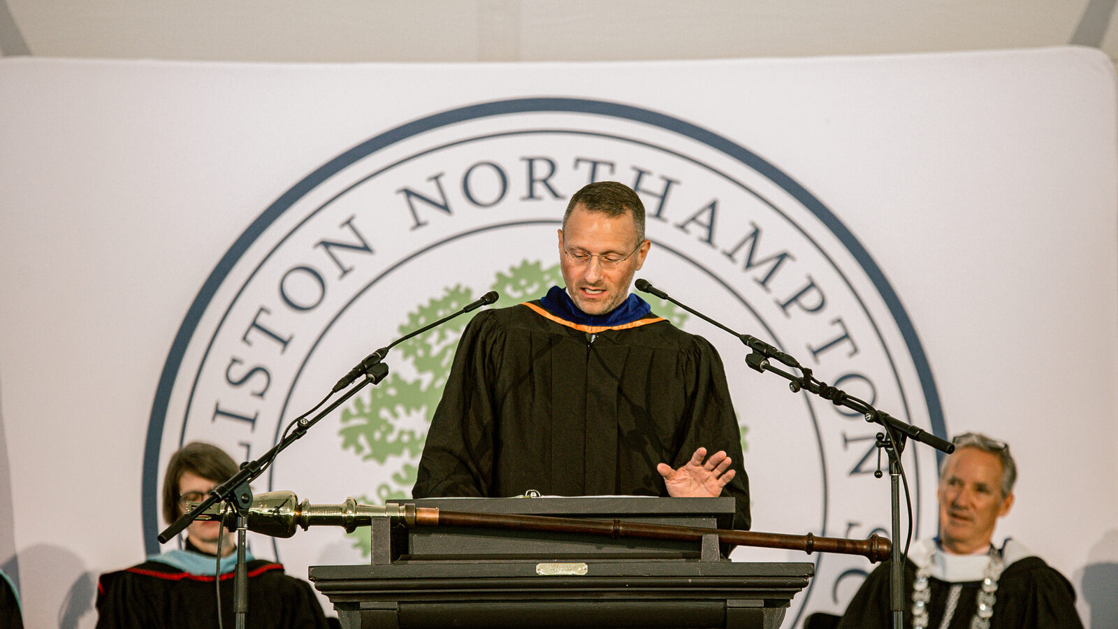 Michael George '98 speaks at 2025 Commencement Ceremony