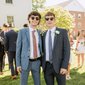 NovellaPhotography_20240525792-commencement-2024-web two boys in sunglasses and suits